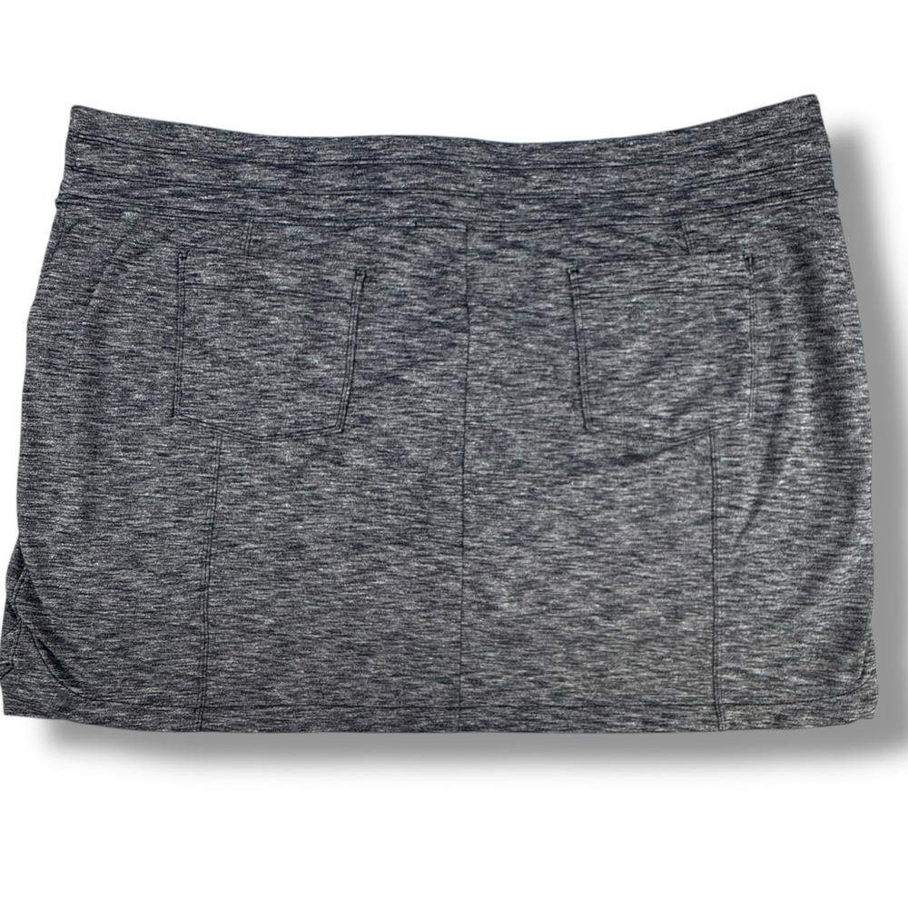 Athleta Skort Women's 1x Heather Gray Performance Stretch Plus Pockets‎ Golf GUC - Picture 2 of 8